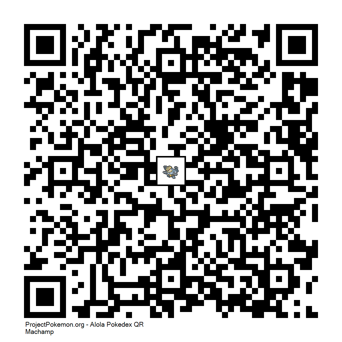 Cdigo QR de Machamp